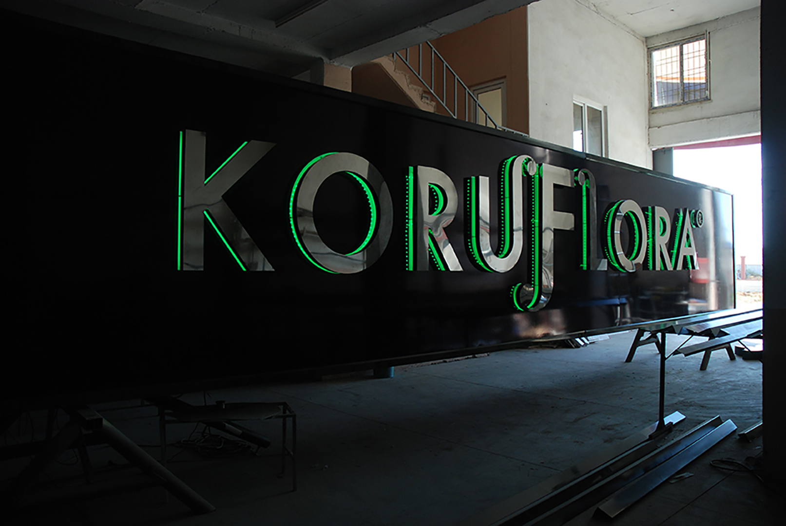 KROM(Paslanmaz) KUTU HARF TABELASI