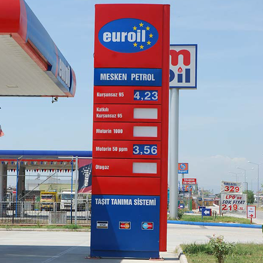 EUROİL FİYAT PANOSU